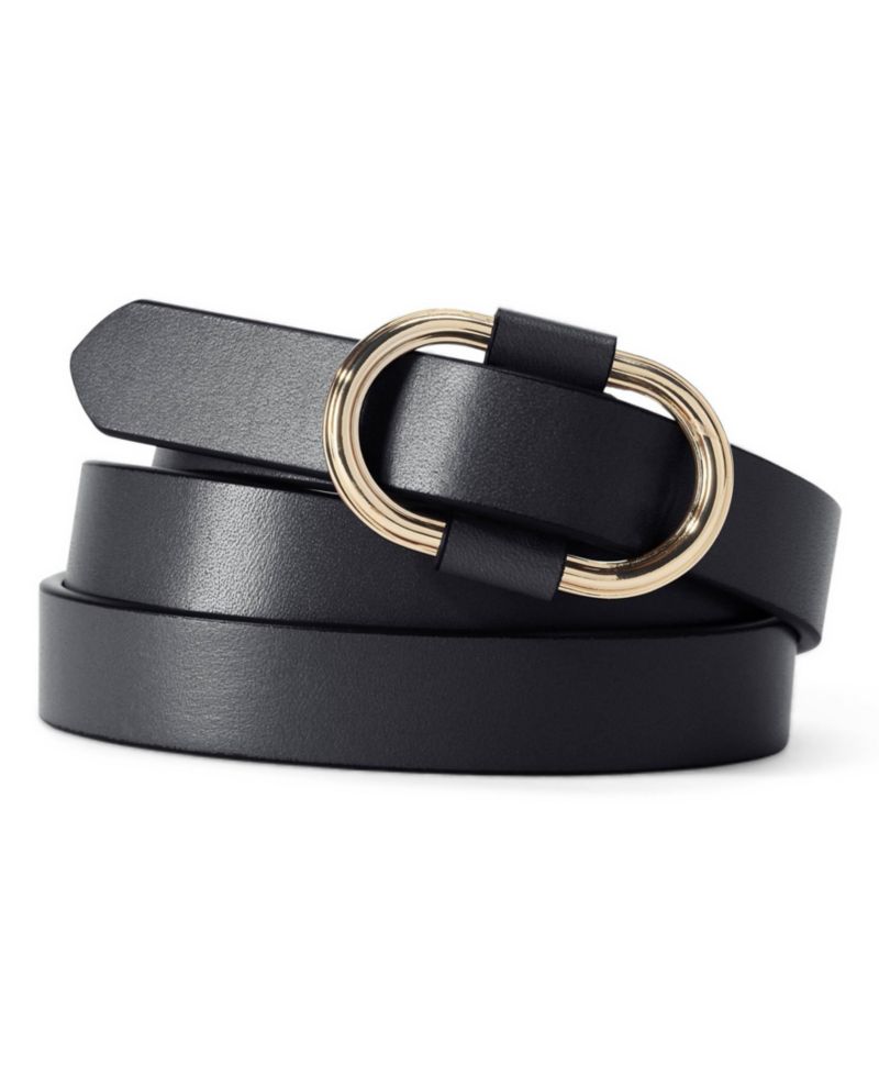 Women's Plus Size Endlessly Adjustable Skinny Leather Belt