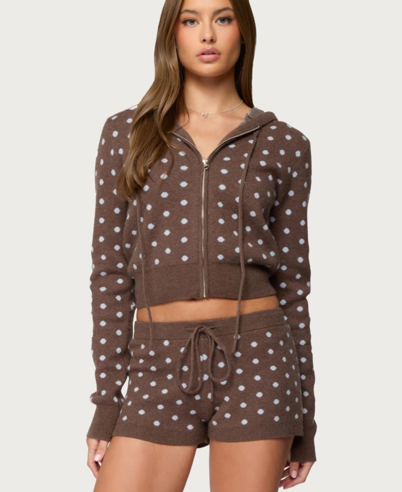 Women's Kenny Polka Dot Knit Shorts