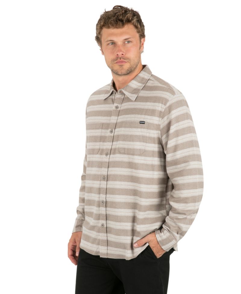 Men's Eugene Flannel Stripe Shirt