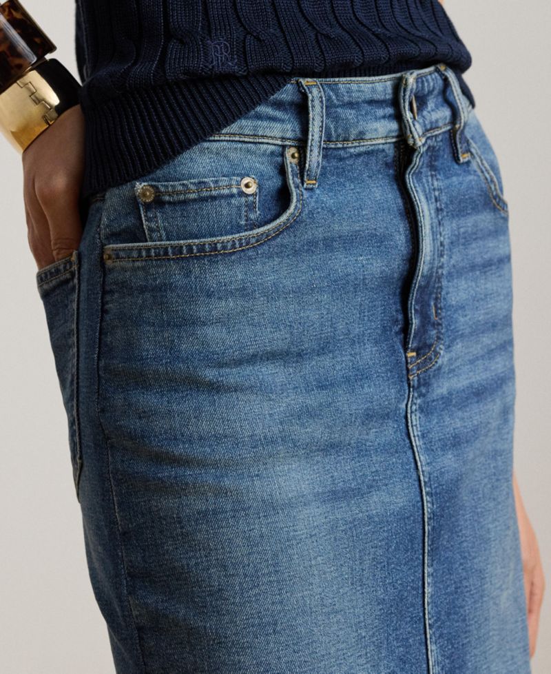 Women's Denim Pencil Skirt