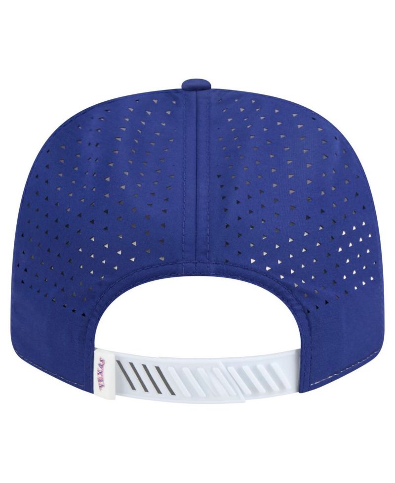 Men's White/Royal Texas Rangers Established Patch 9SEVENTY Adjustable Hat
