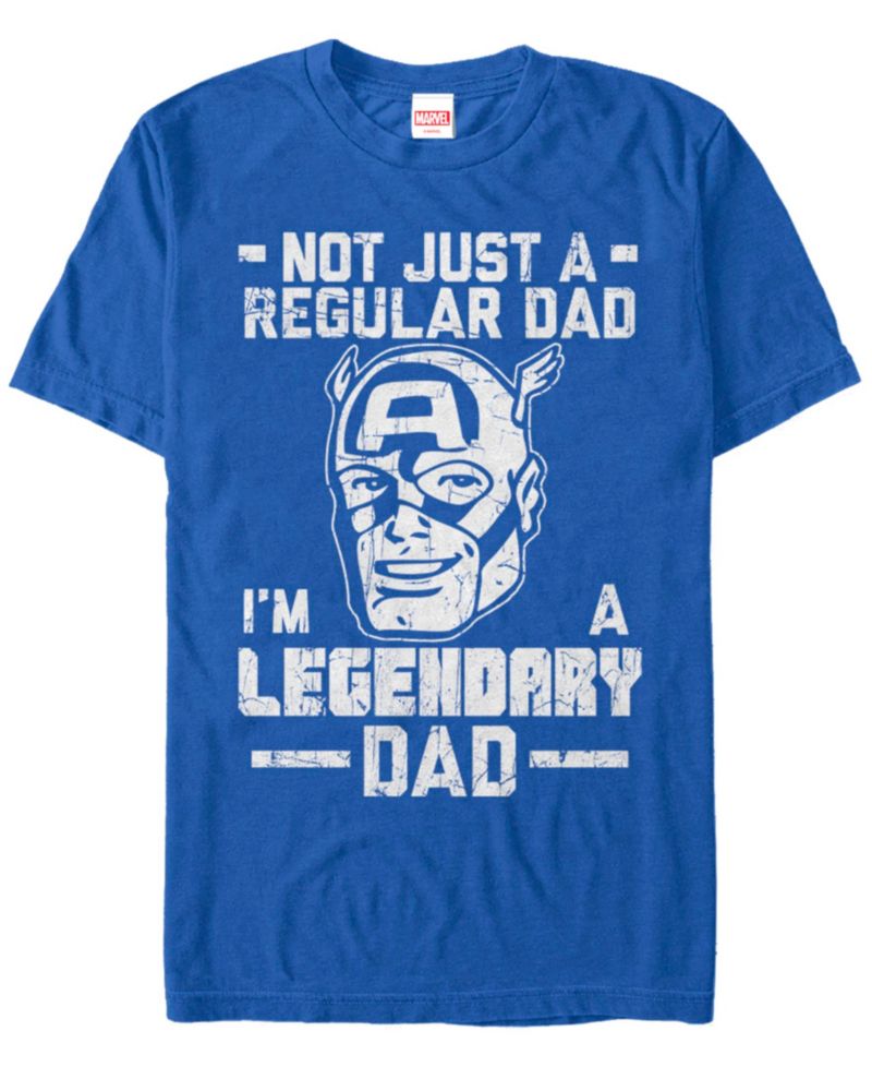 Men's Legendary Dad Man Short Sleeve Crew T-shirt