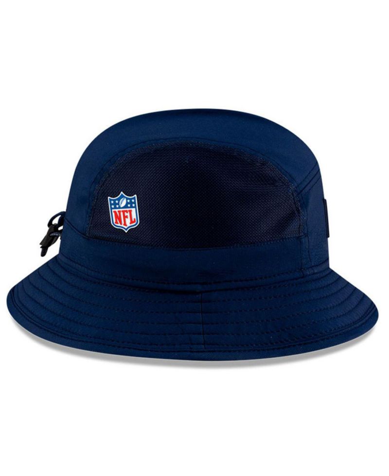 Men's Navy Dallas Cowboys 2025 Sideline Bucket Hat