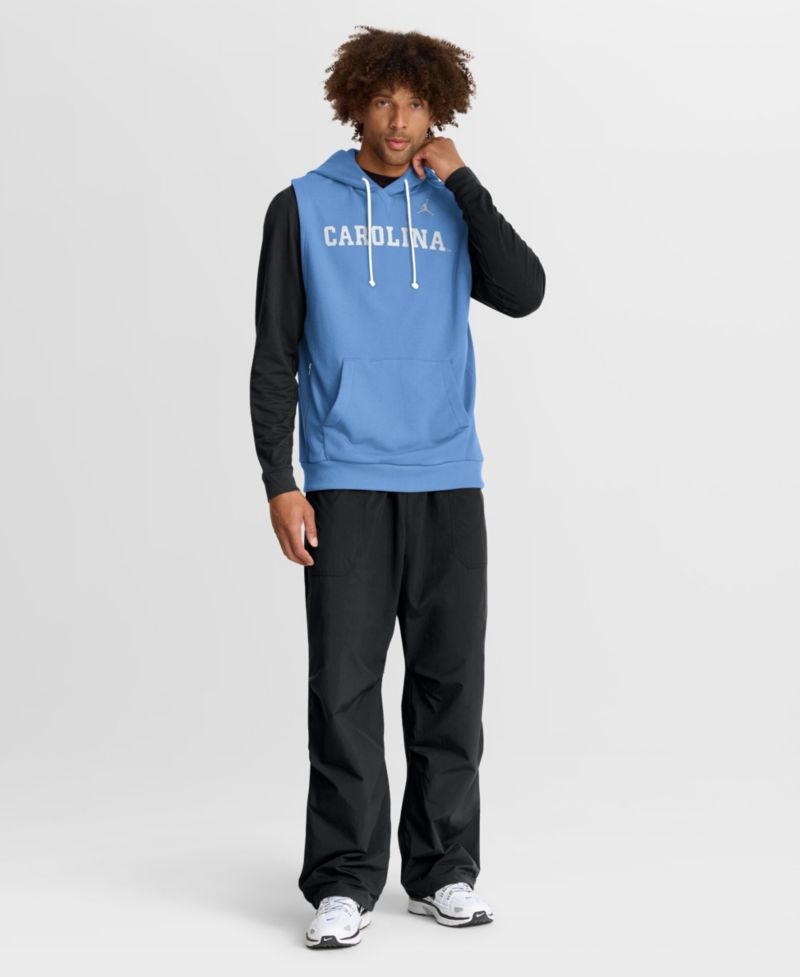 Men's Carolina Blue North Carolina Tar Heels 2026 Sideline Sleeveless Dri-FIT Hoodie