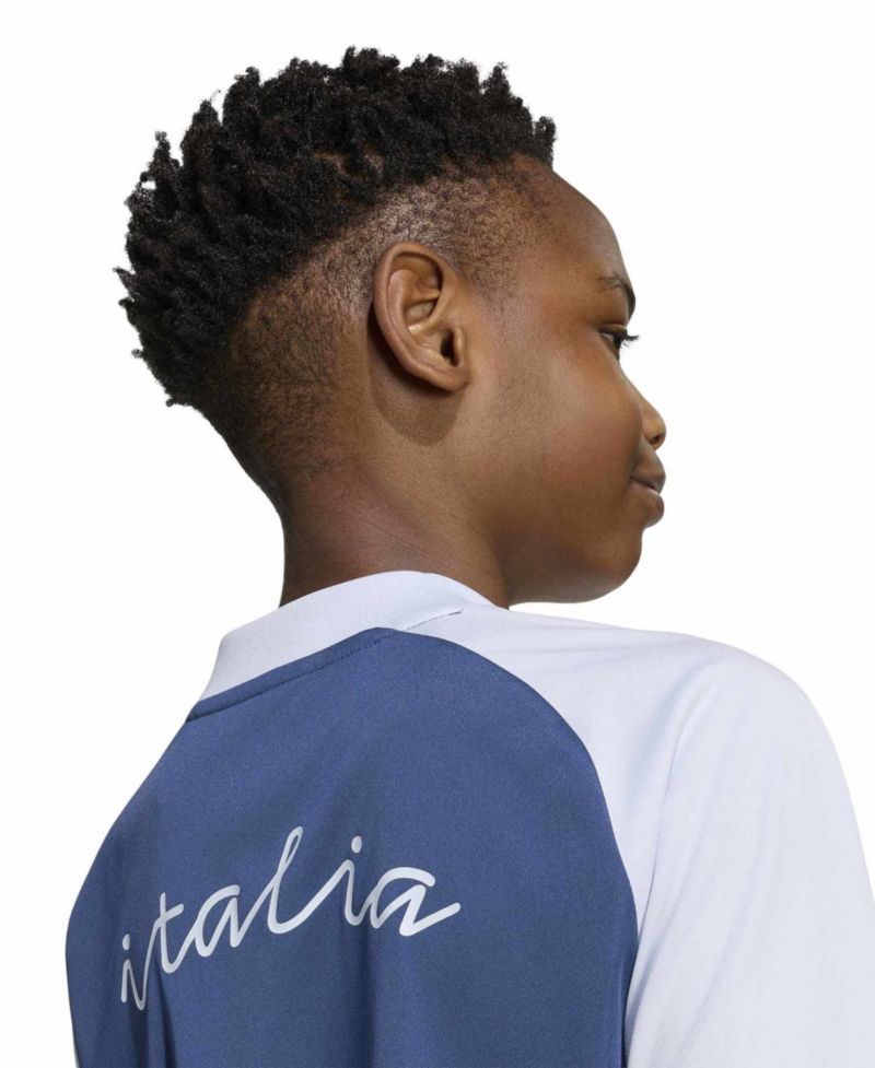 Big Boys and Girls Blue Italy National Team 2026 Pre-Match Jersey