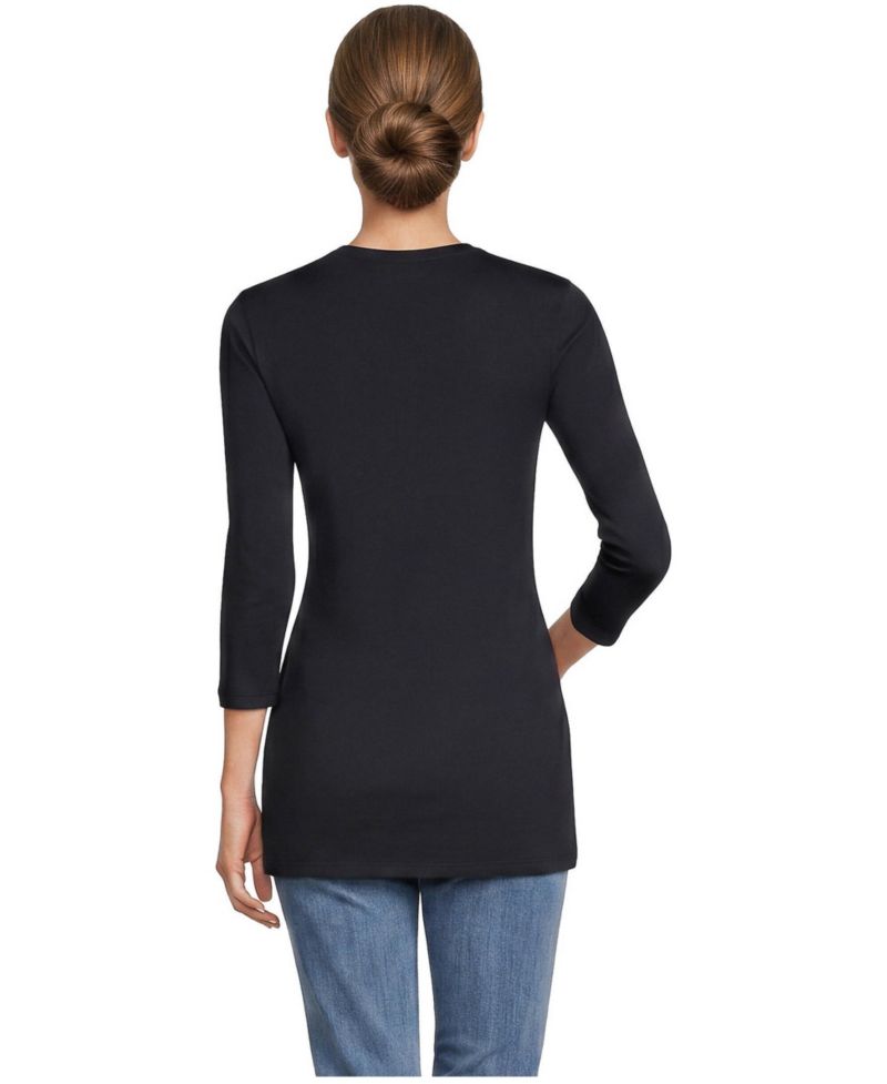 Women's 3/4 Sleeve Cotton Supima Tunic