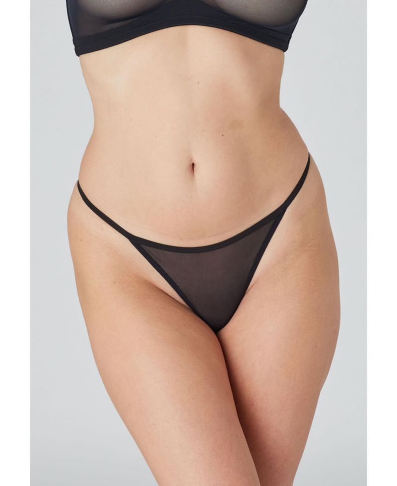 Plus Size the String Thong - Mesh