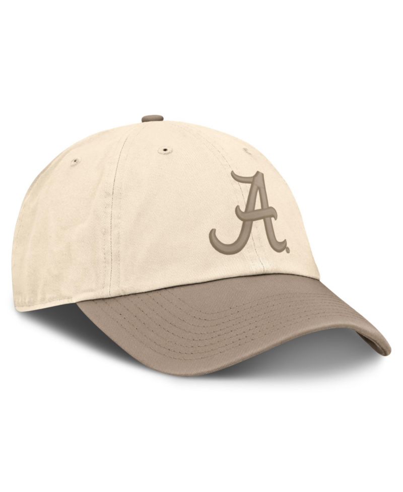 Men's Natural/Khaki Alabama Crimson Tide Two-Tone Club Adjustable Hat