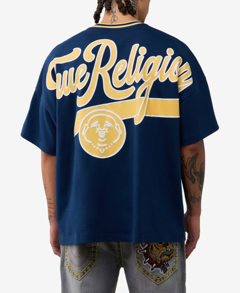 Men's Script Heavy Oversized T-Shirt