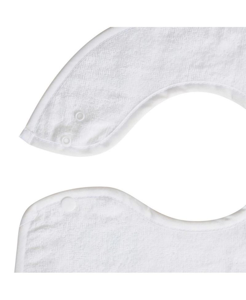 Soft Bibs with Snaps - Set of 6