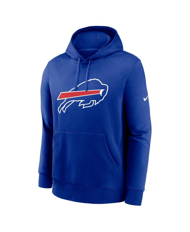Men's Buffalo Bills Club Logo Pullover Hoodie