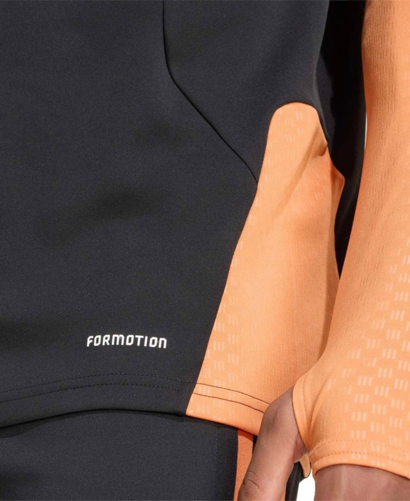 Men's Arsenal FC Tiro Mock Neck Slim Fit Thumbhole Quarter-Zip Pullover