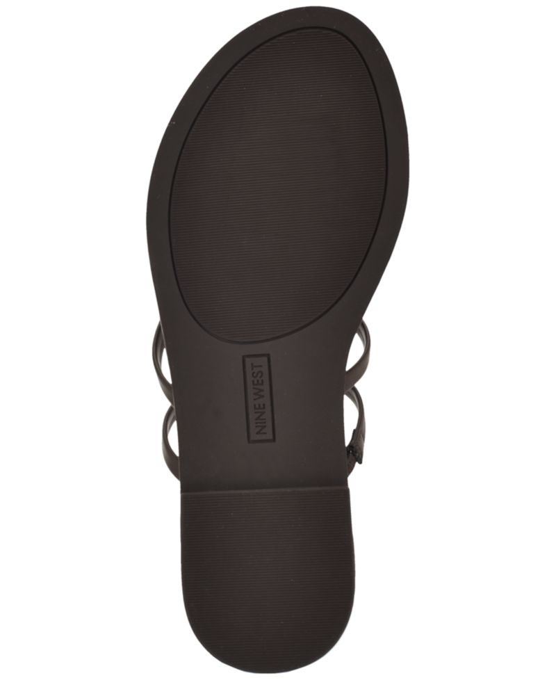 Women's Digen Strappy Toe Loop Flat Slip-On Sandals