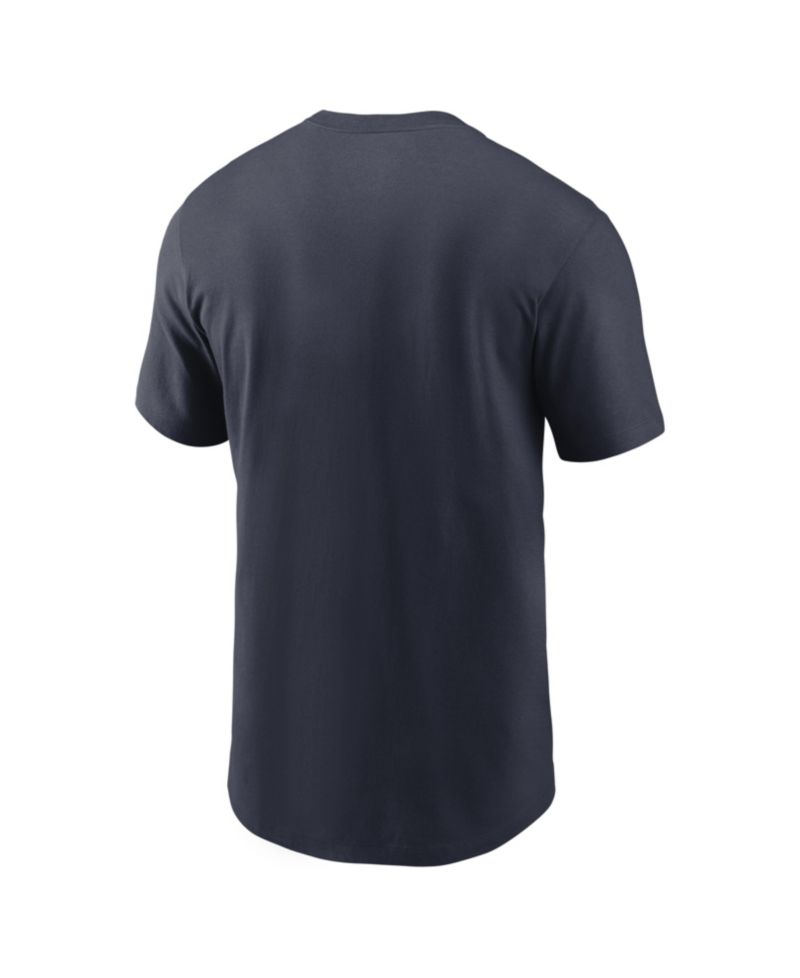 Men's Navy Chicago Bears Rewind Team Spirit Essential Cotton T-Shirt