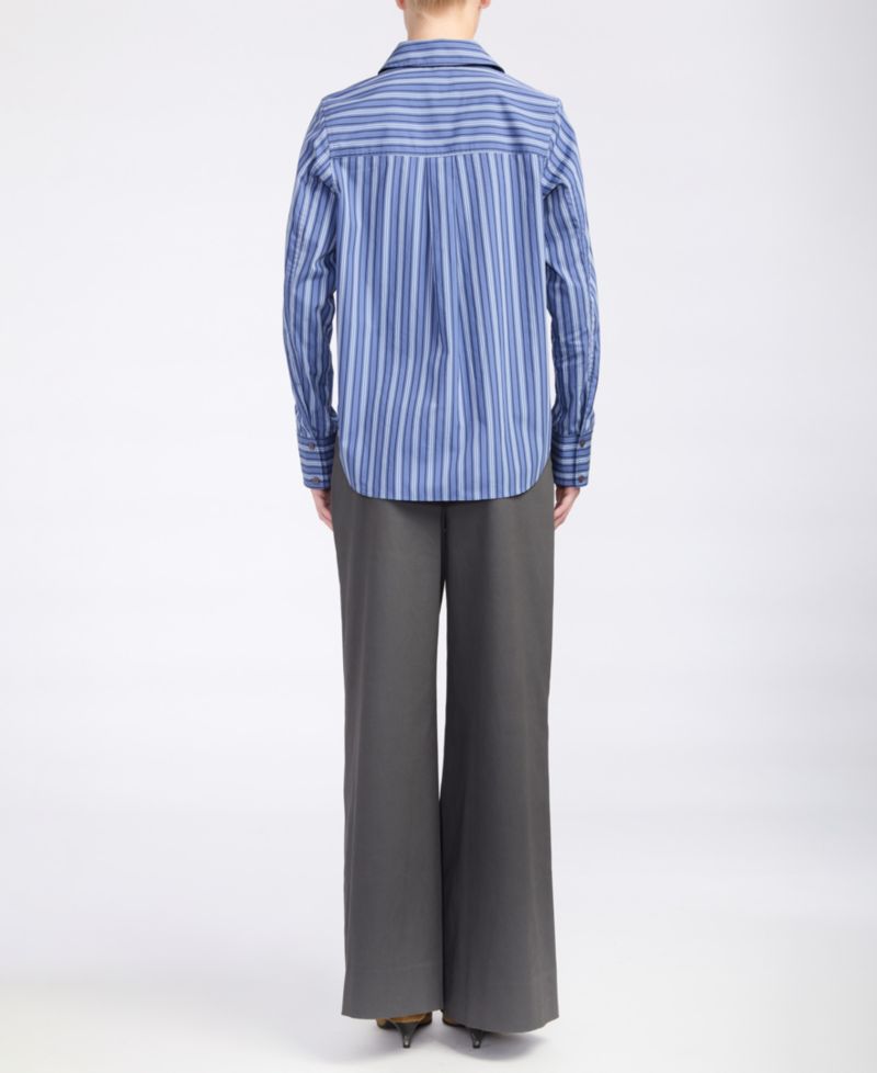 Men's Wesley Striped Relaxed-Fit Button-Down Shirt