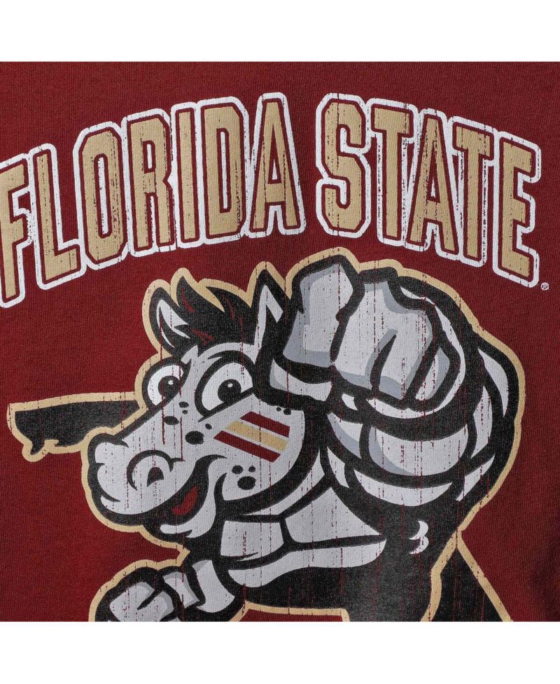 Big Boys Garnet Florida State Seminoles Strong Mascot T-shirt