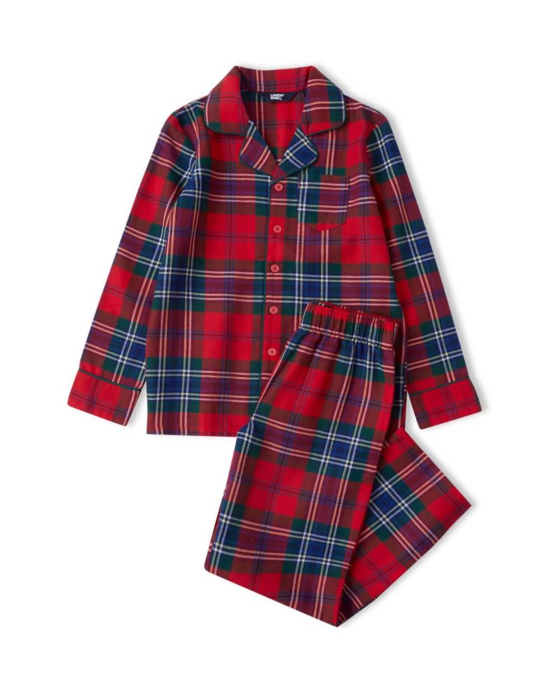 Big Girls Flannel 2 Piece Pajama Set