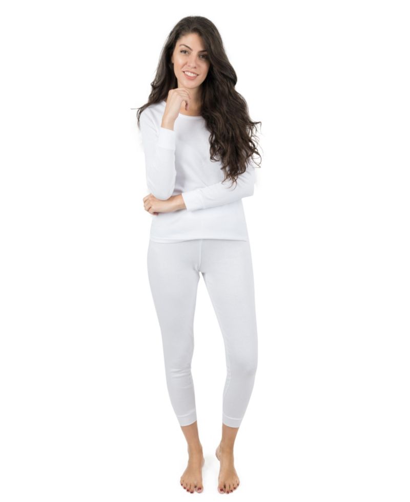 Womens Matching Family Two Piece Cotton Long Sleeve Shirt and Pants Solid Color Pajamas