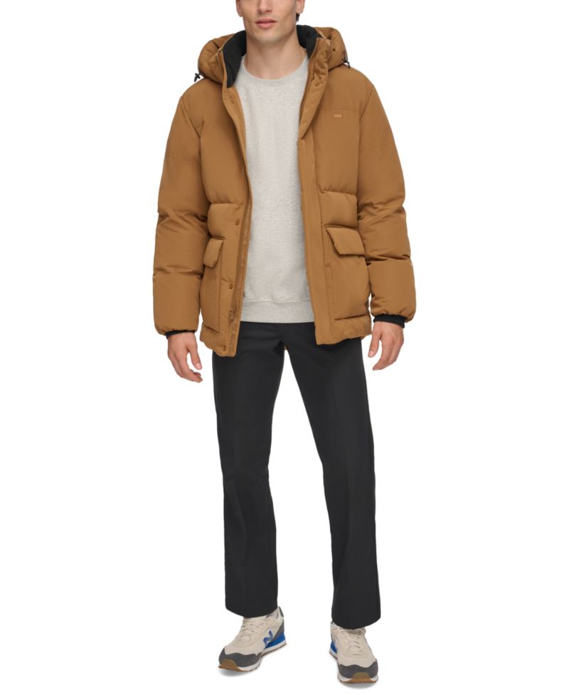 Men's Workwear Hooded Parka Jacket