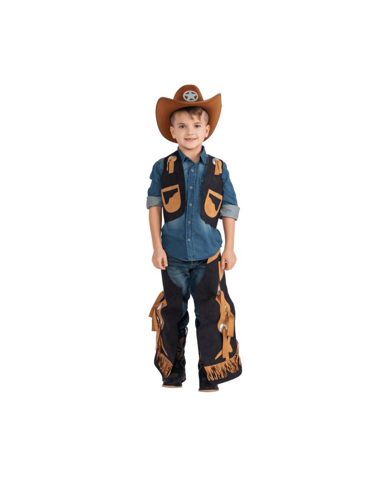 Cowboy Chaps and Vest Child Costume Boys/Girls