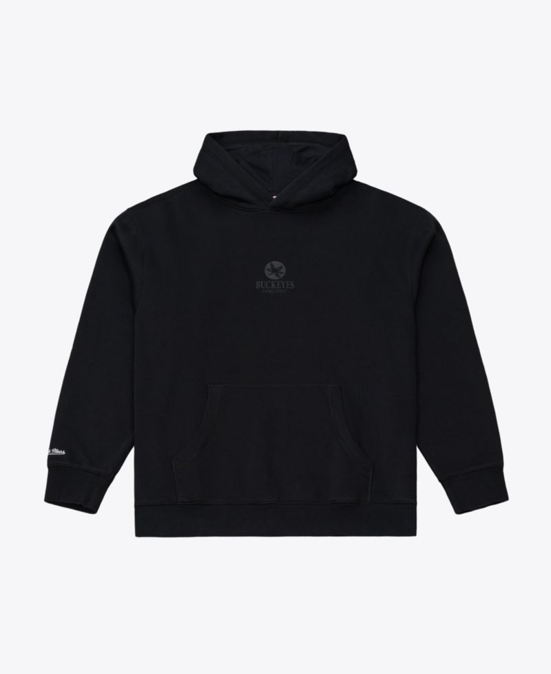 Men's Black Ohio State Buckeyes Monochrome Icon Fleece Hoodie