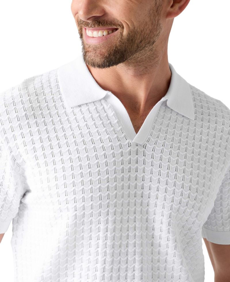 Men's Chevron Pointe Short-Sleeve Polo Shirt