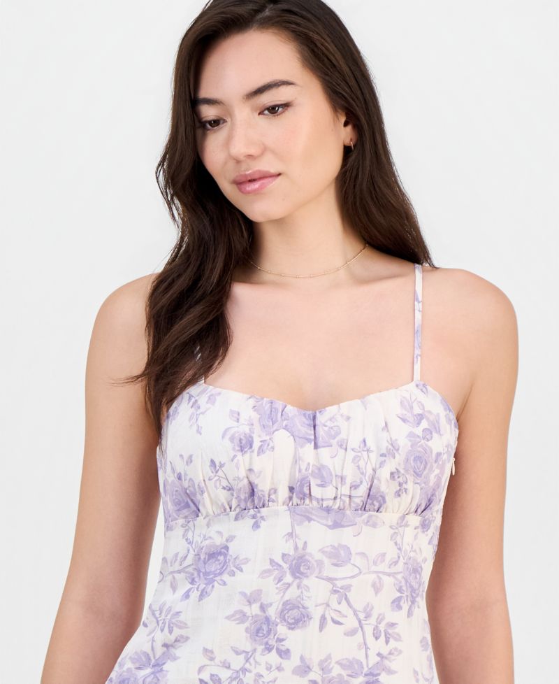 Women's Textured Scoop-Neck Slip Dress
