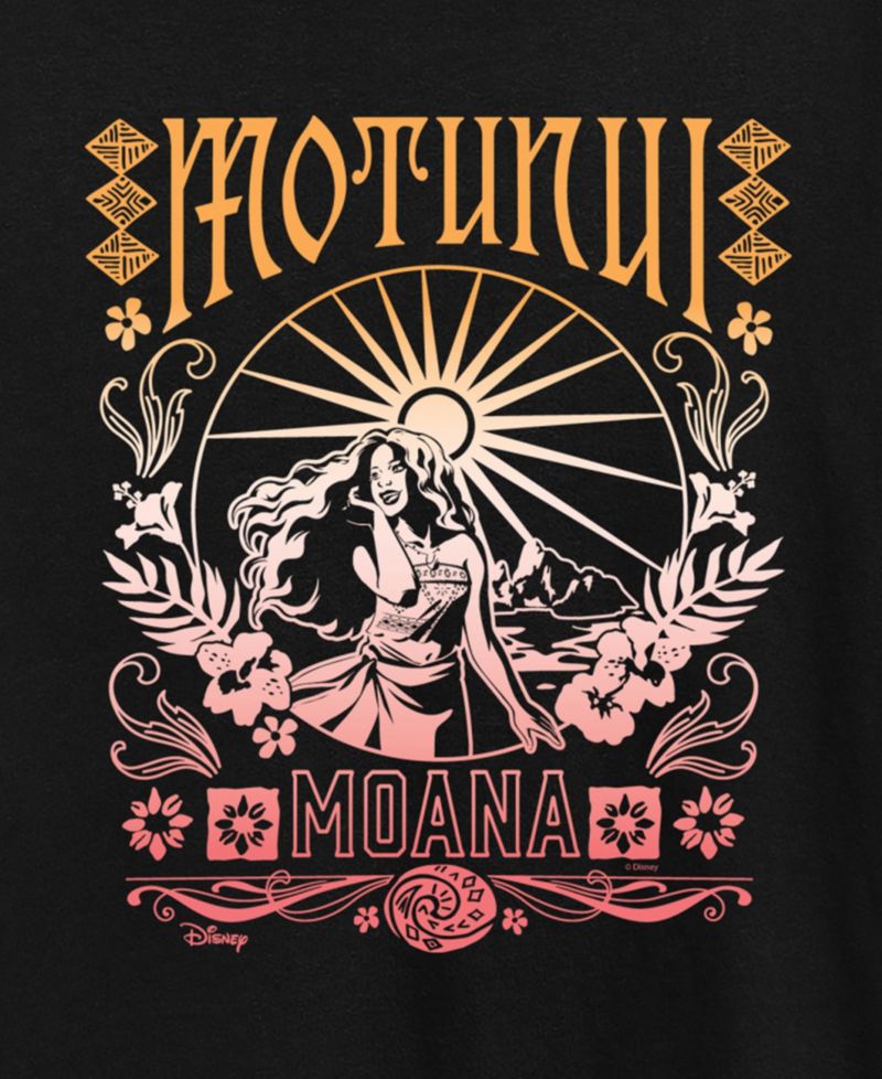 Plus Size Moana Motunui Groovy Design Graphic T-Shirt