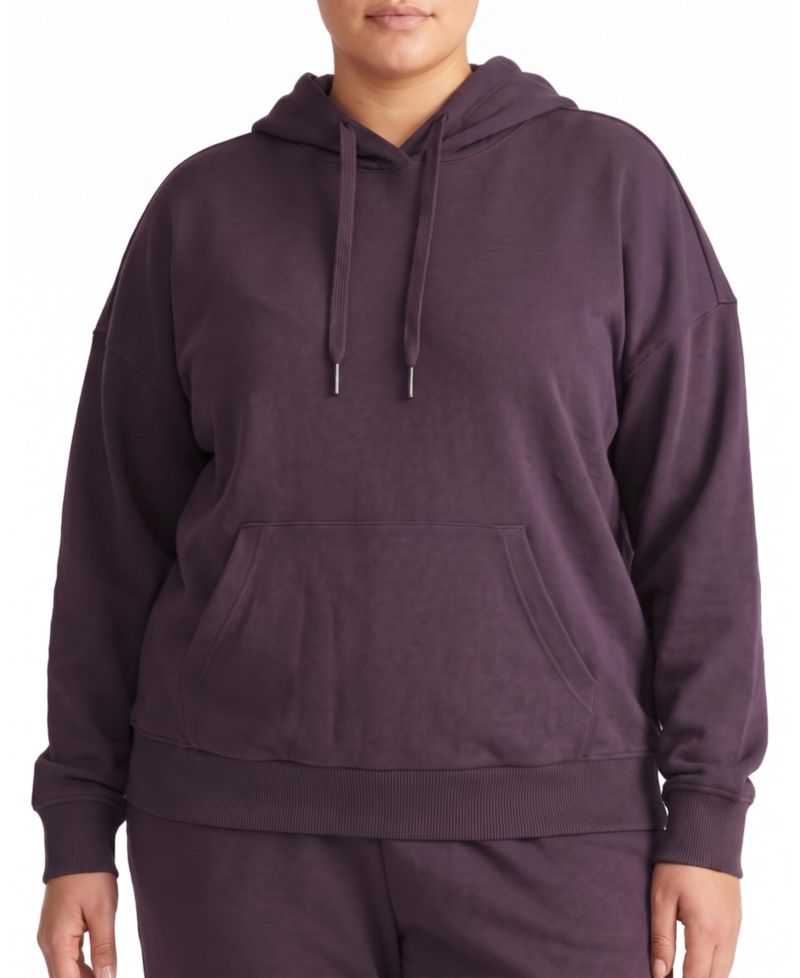 Plus Size Daydream Plush Fleece-Backing Relaxed-Fit Hoodie