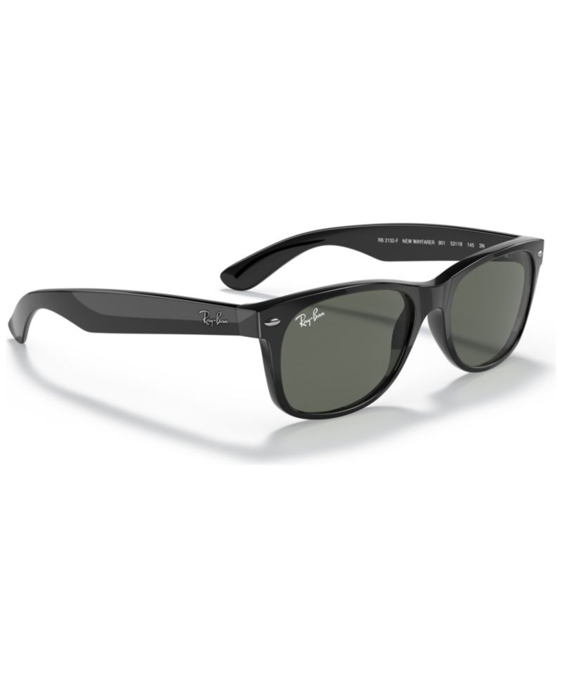 Unisex Low Bridge Fit Sunglasses, RB2132F NEW WAYFARER CLASSIC 58
