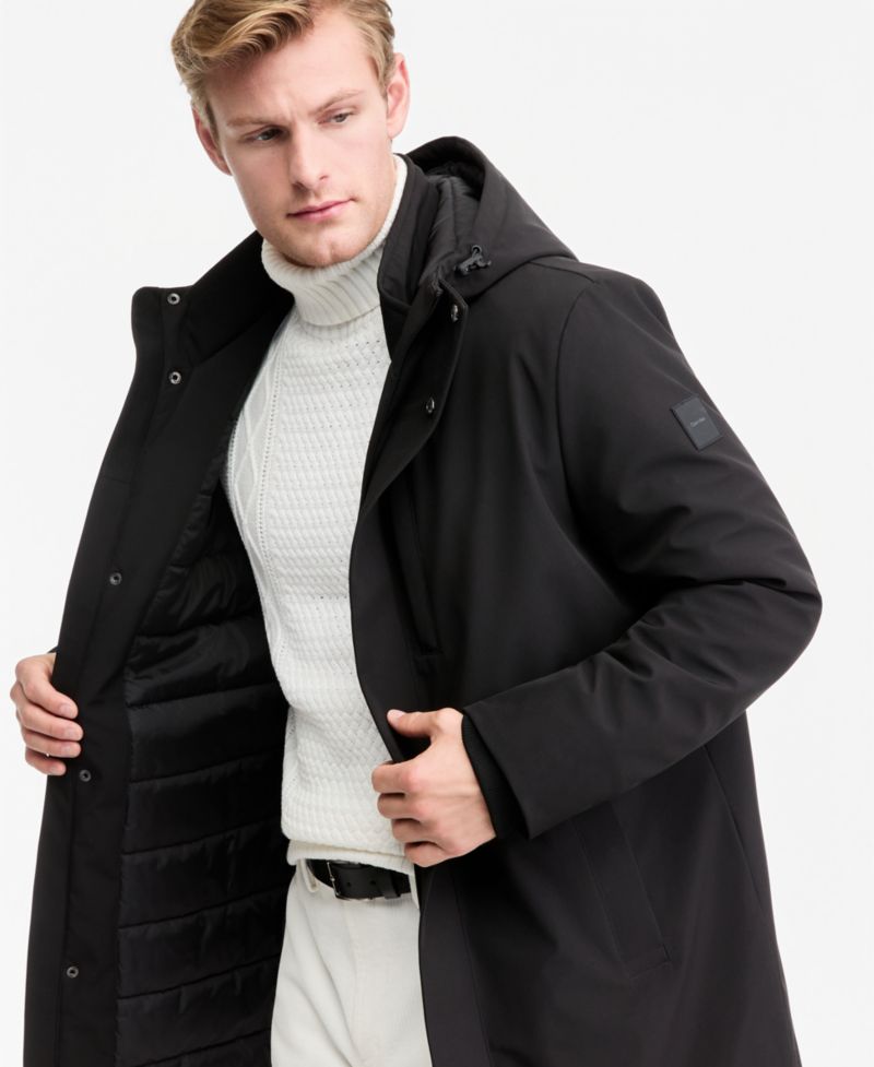 Men's Hooded FlexTech Parka Jacket