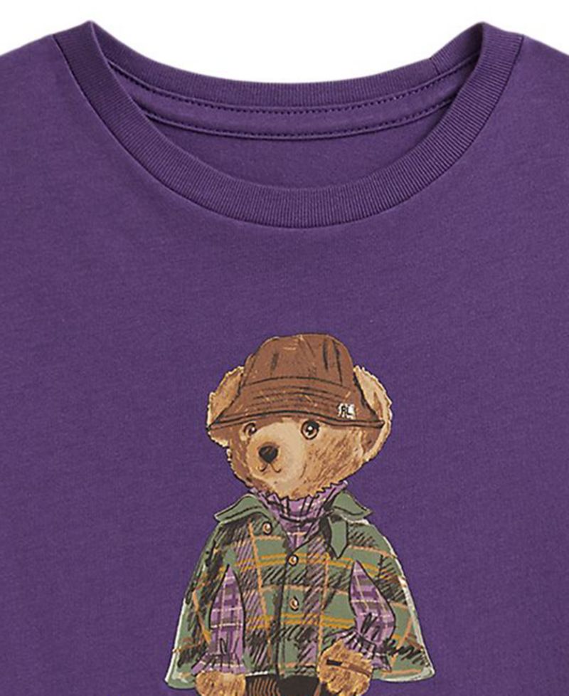 Girls' 2T-6X Polo Bear Long-Sleeve T-Shirt