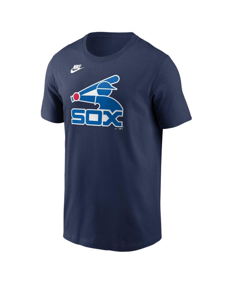 Men's White Chicago White Sox Cooperstown Collection Logo T-Shirt