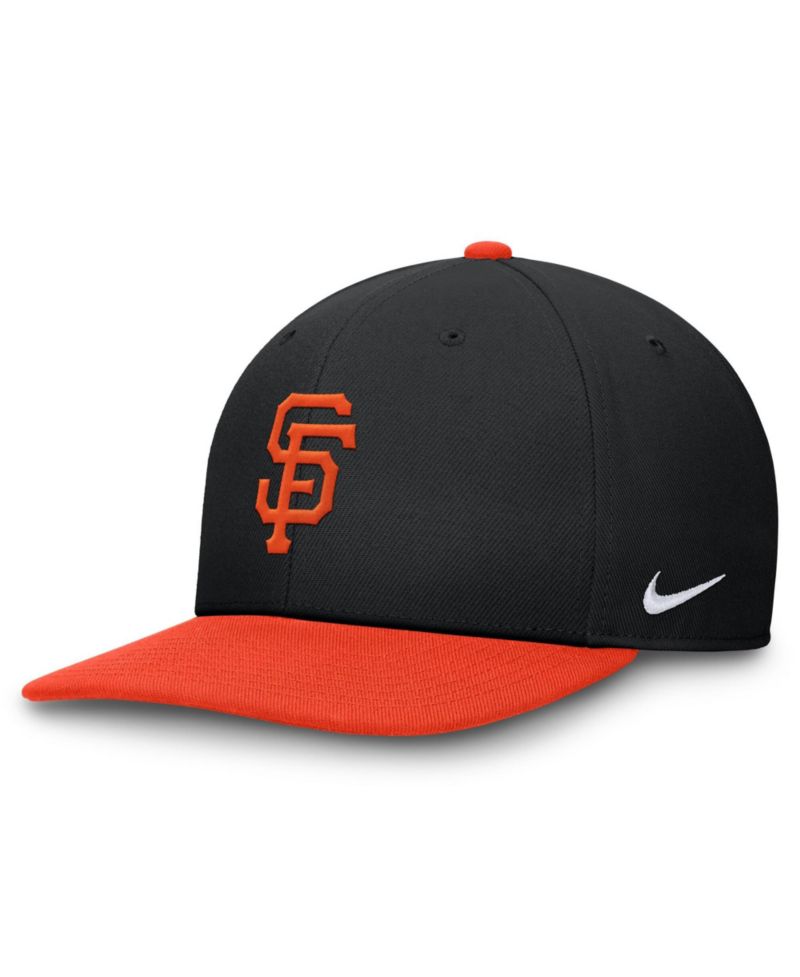 Men's Black/Orange San Francisco Giants Pro Dri-FIT snapback Hat