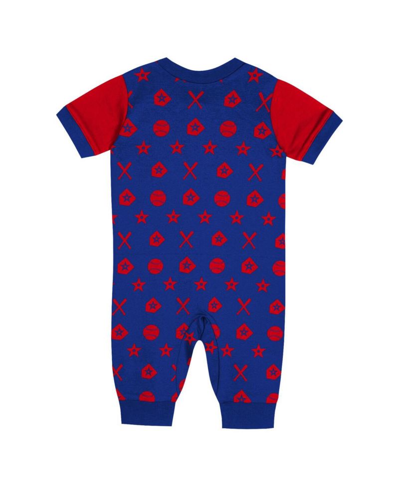 Newborn Blue Philadelphia Phillies Hard 90 Coveralls