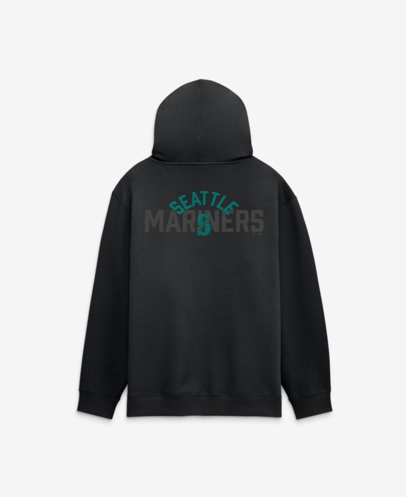 Men's Seattle Mariners Black Out Fleece Hoodie
