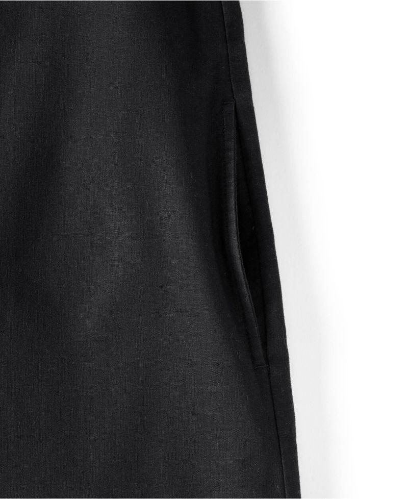 Plus Size Linen Shift Above the Knee Dress