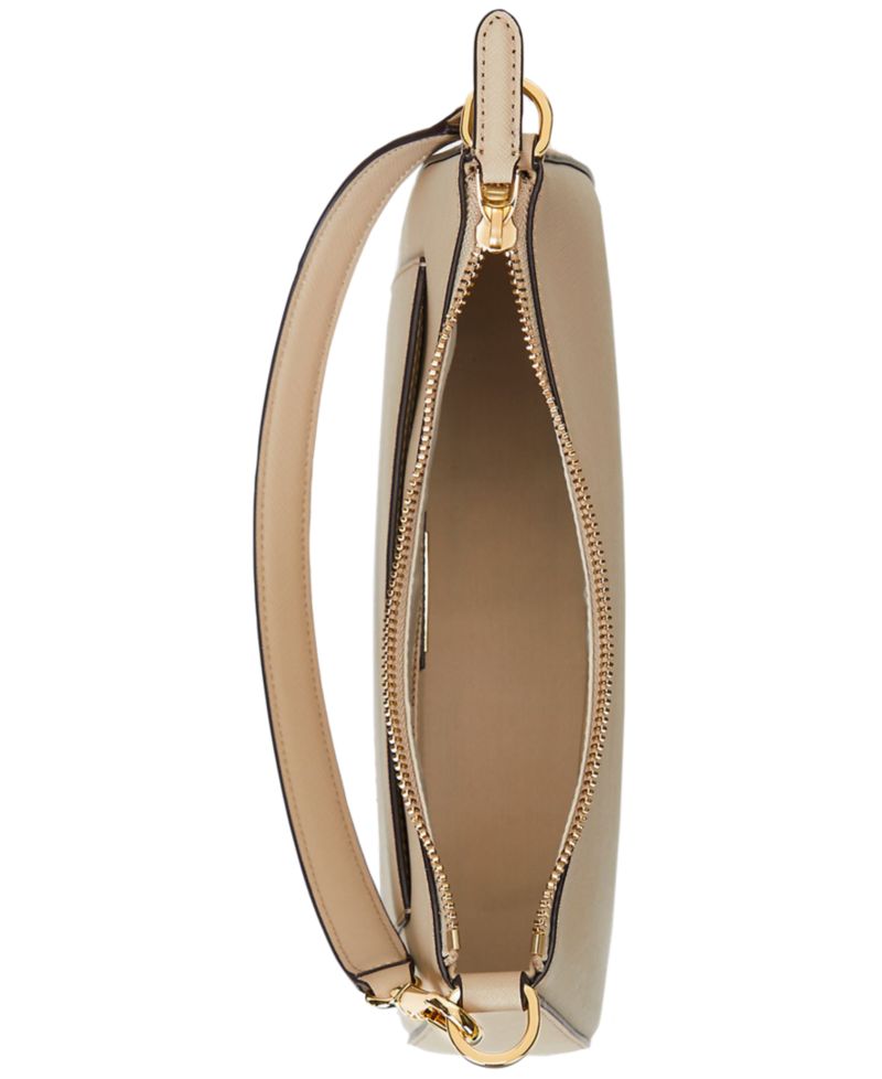Danni Crosshatch Leather Small Shoulder Bag