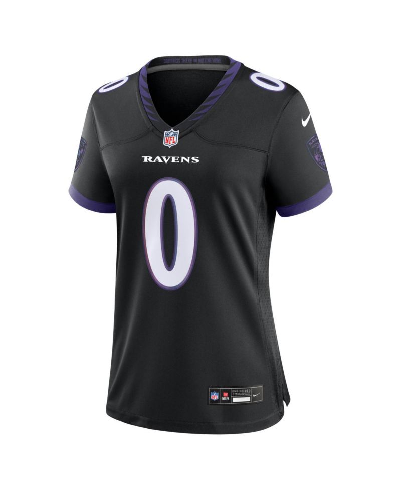 Women's Roquan Smith Black Baltimore Ravens Alternate Game Jersey