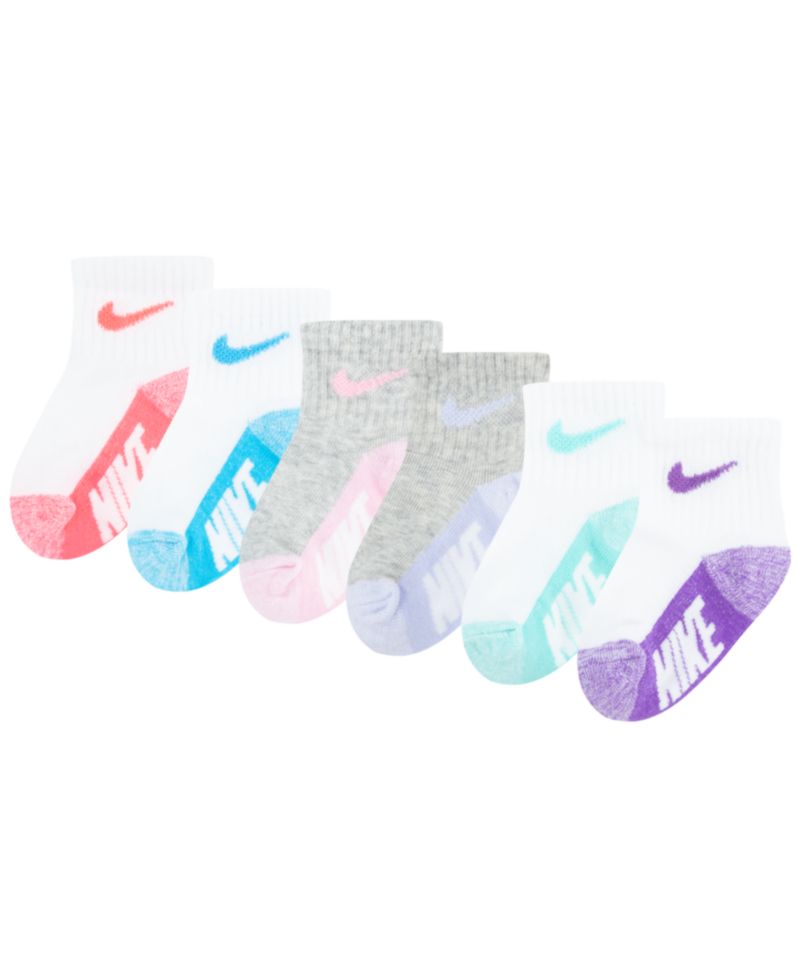 Baby Boys' and Girls' Logo Crew Socks, 6-Pack