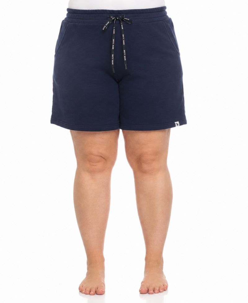Plus Size Drawstring Lounge Shorts