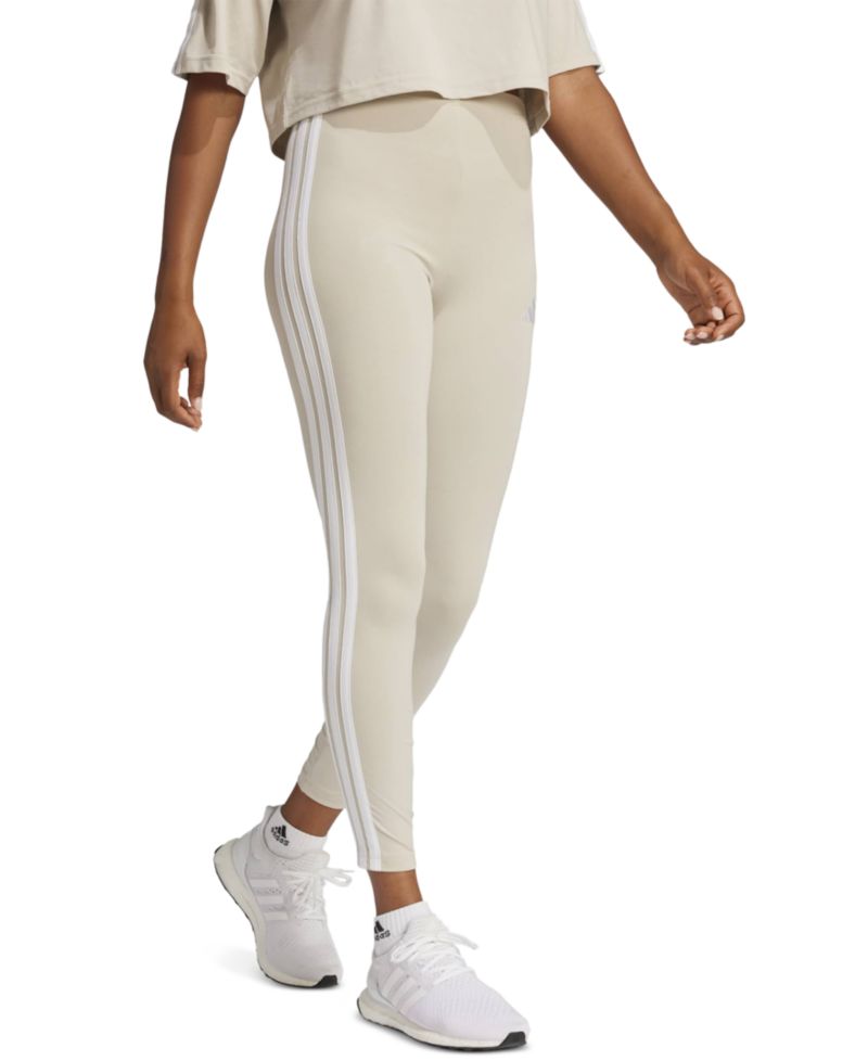 Plus Size Essentials 3-Stripes Cotton Leggings