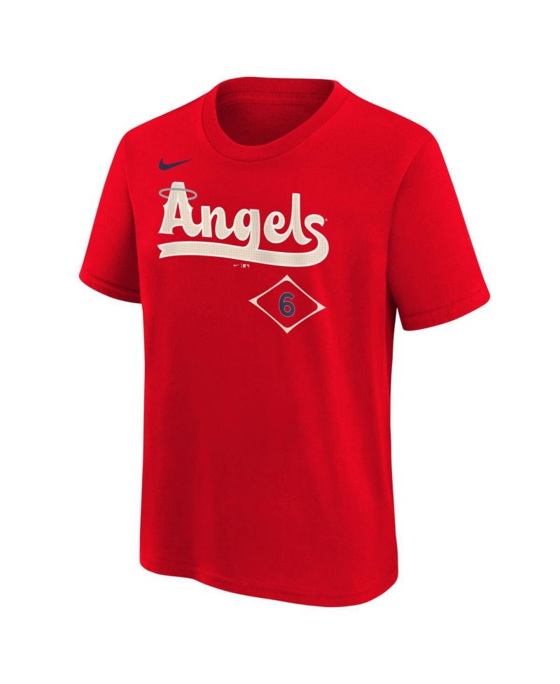 Big Boys and Girls Anthony Rendon Red Los Angeles Angels Fuse City Connect Name & Number T-Shirt