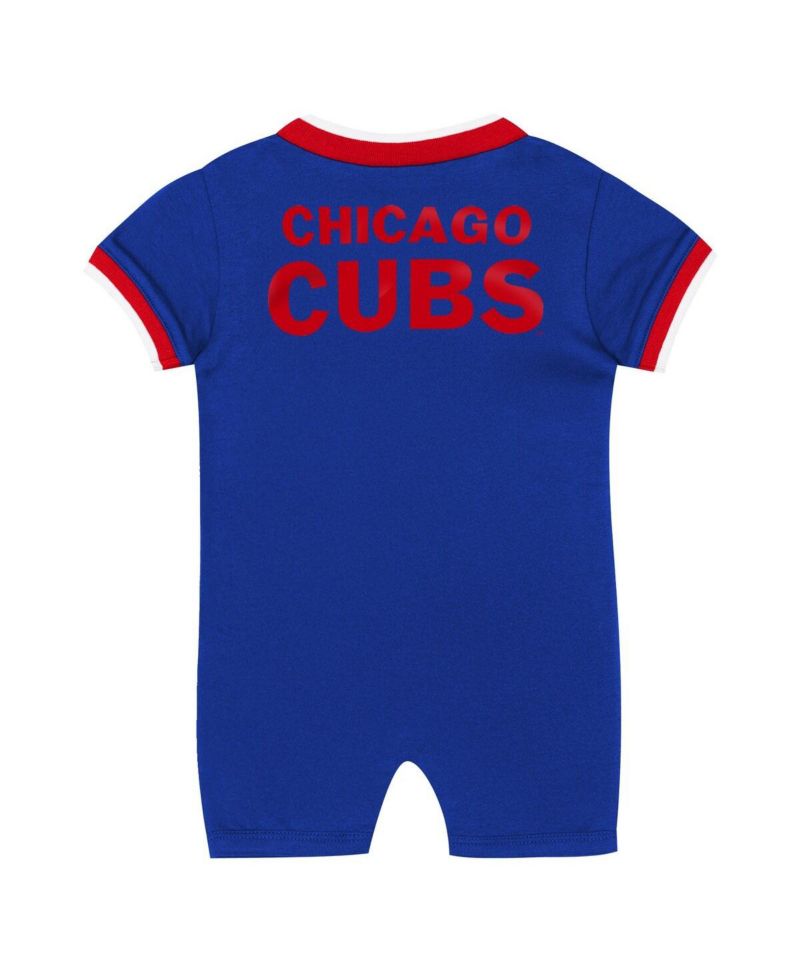 Baby Boys and Girls Royal Chicago Cubs Pinch Coverall