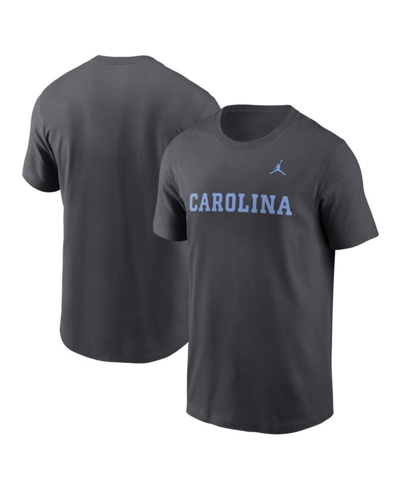 Men's Anthracite North Carolina Tar Heels Primetime Wordmark T-Shirt