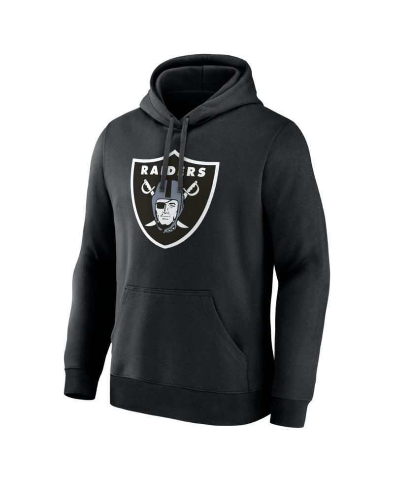 Men's Black Las Vegas Raiders Primary Logo Hoodie