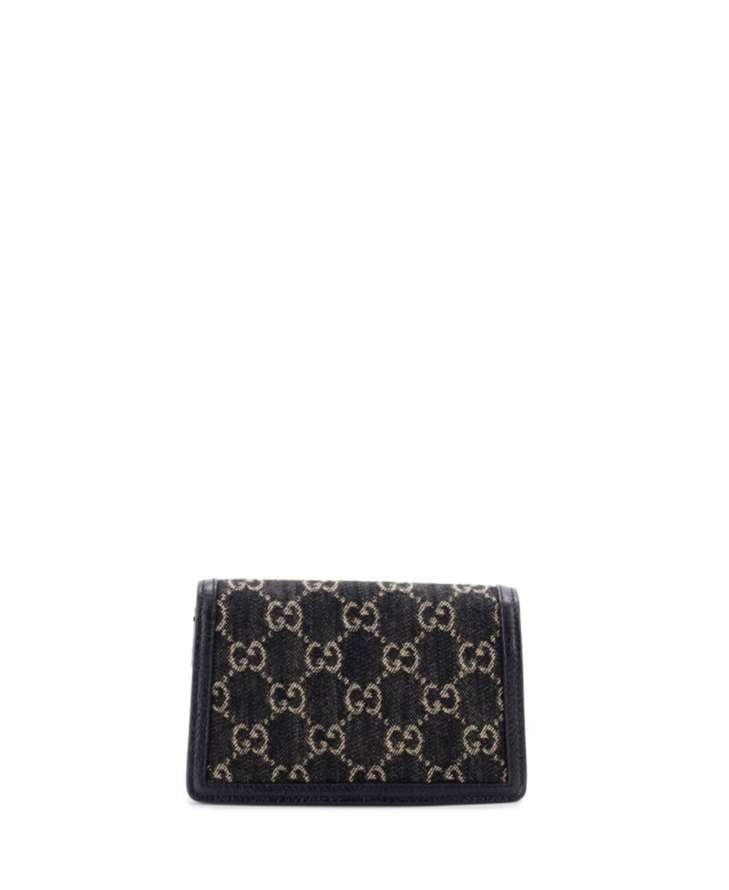 Super Mini Dionysus GG Denim Crossbody Bag