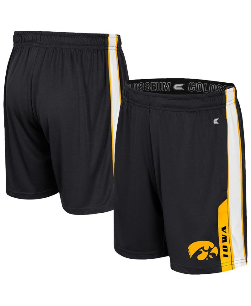Big Boys and Girls Black Iowa Hawkeyes Gumbaldia Shorts