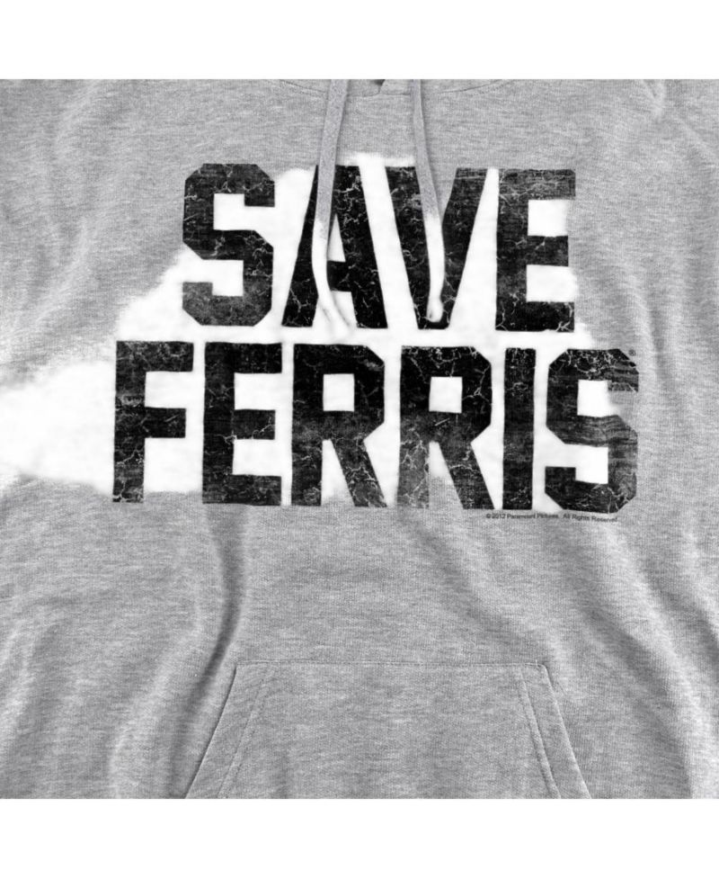 Men's Save Ferris Graphic Pull-Over Long-Sleeve Hoodie