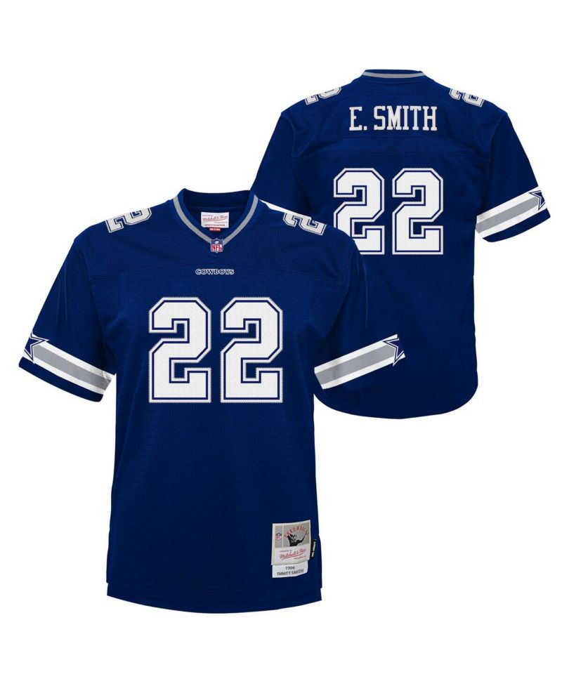 Big Boys and Girls Emmitt Smith Navy Dallas Cowboys 1996 Legacy Jersey